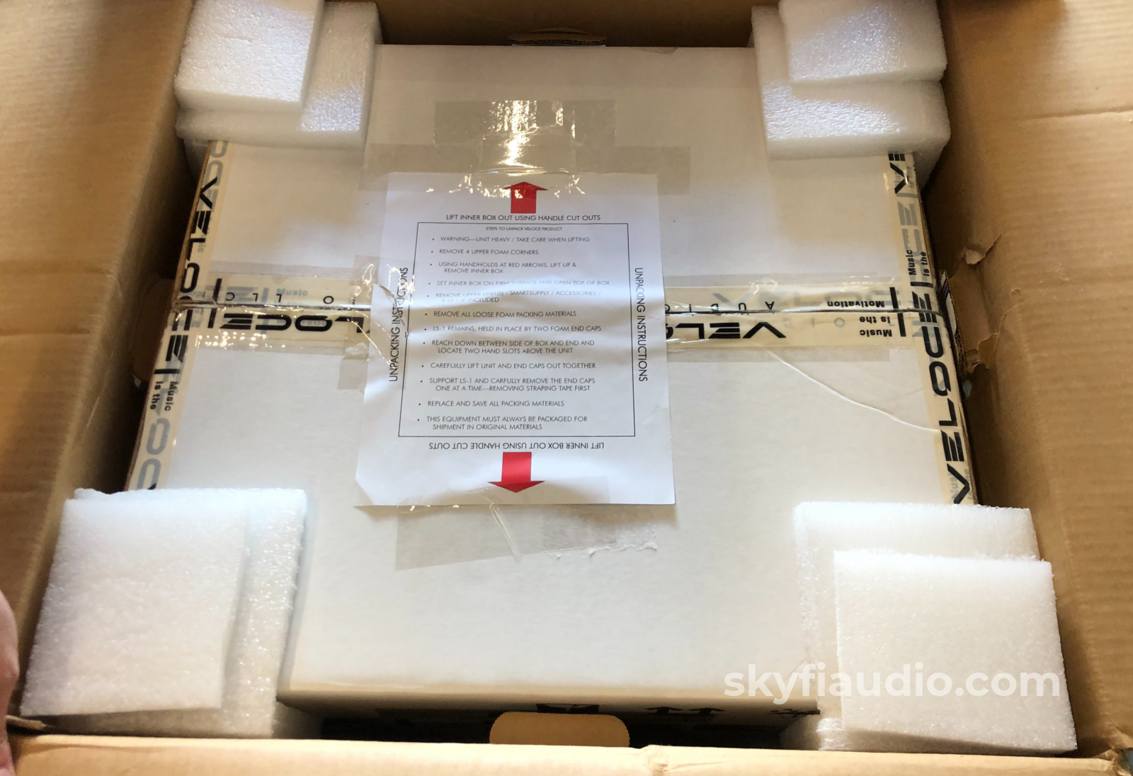 Veloce Audio - Lithio Series Ls-1 Line Stage Tube Preamplifier With Smartsupply Battery Power