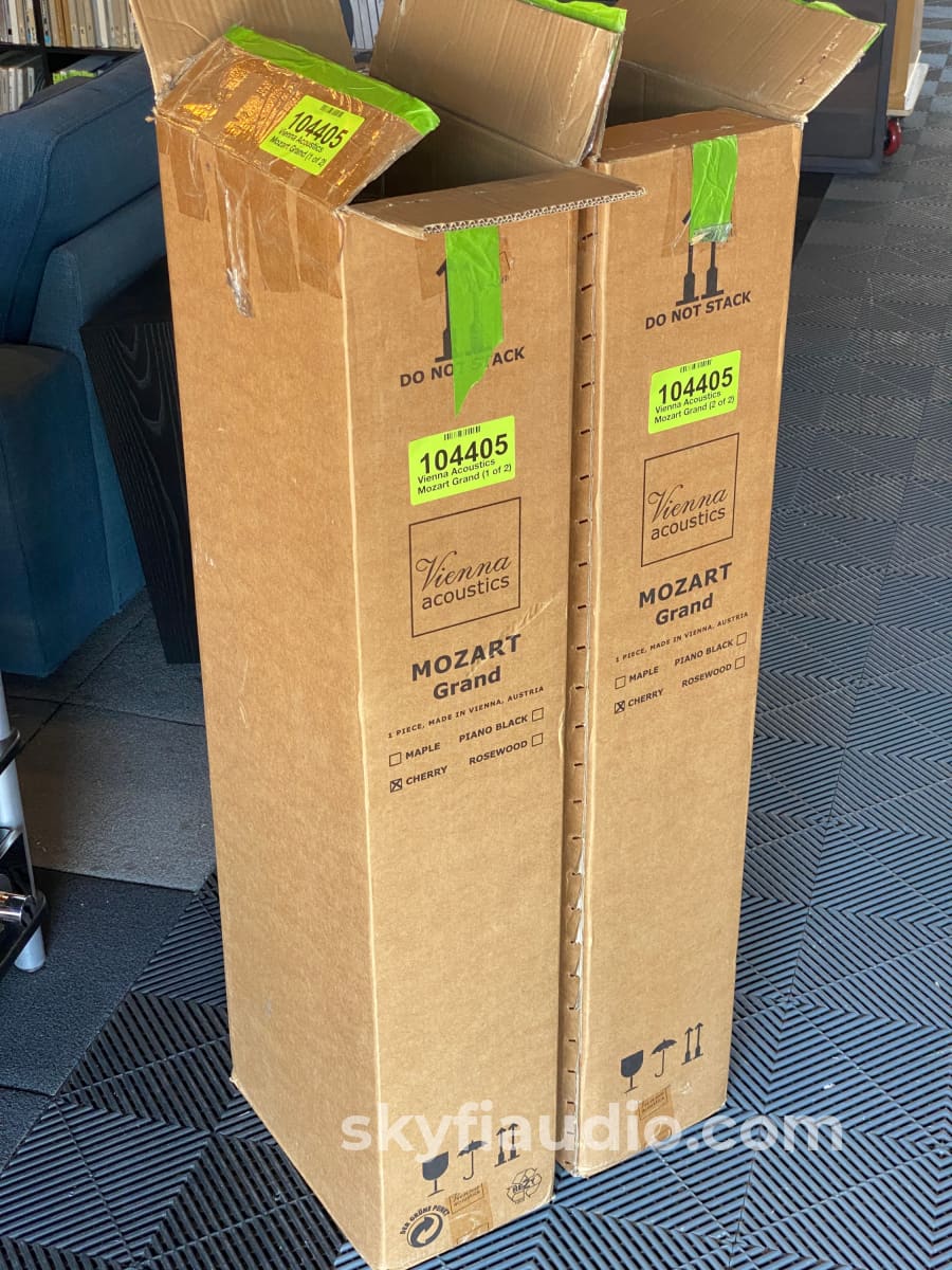 Vienna Acoustics Mozart Grand Speakers In Cherry Reczhufeta7Kaa1Dd