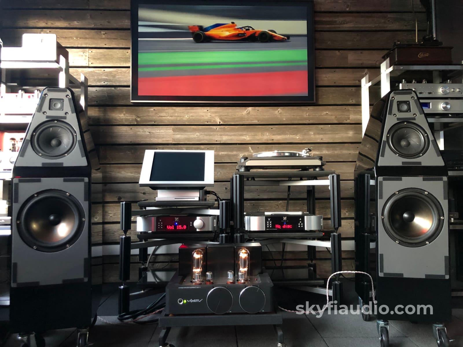 Voxativ T-211 Integrated With Rca Vintage Tubes Amplifier