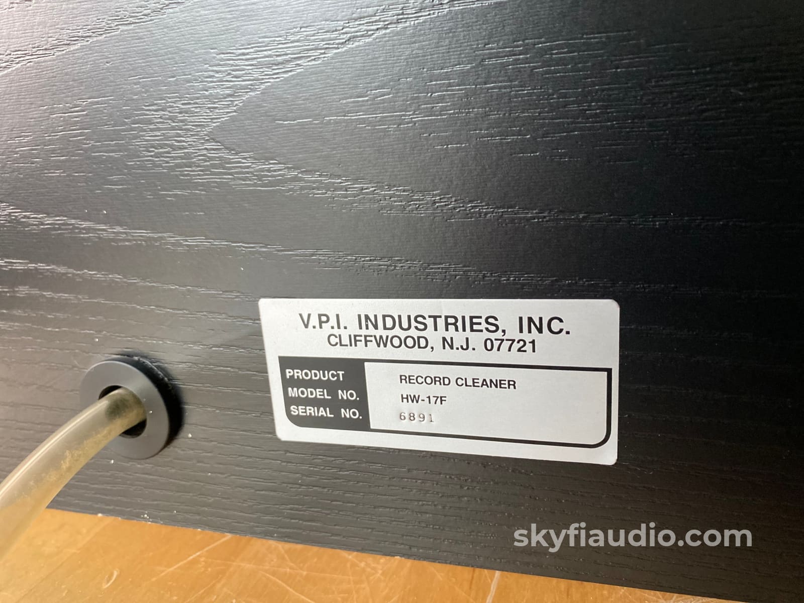 Vpi Hw-17F Record Cleaning Machine With Pump Accessory
