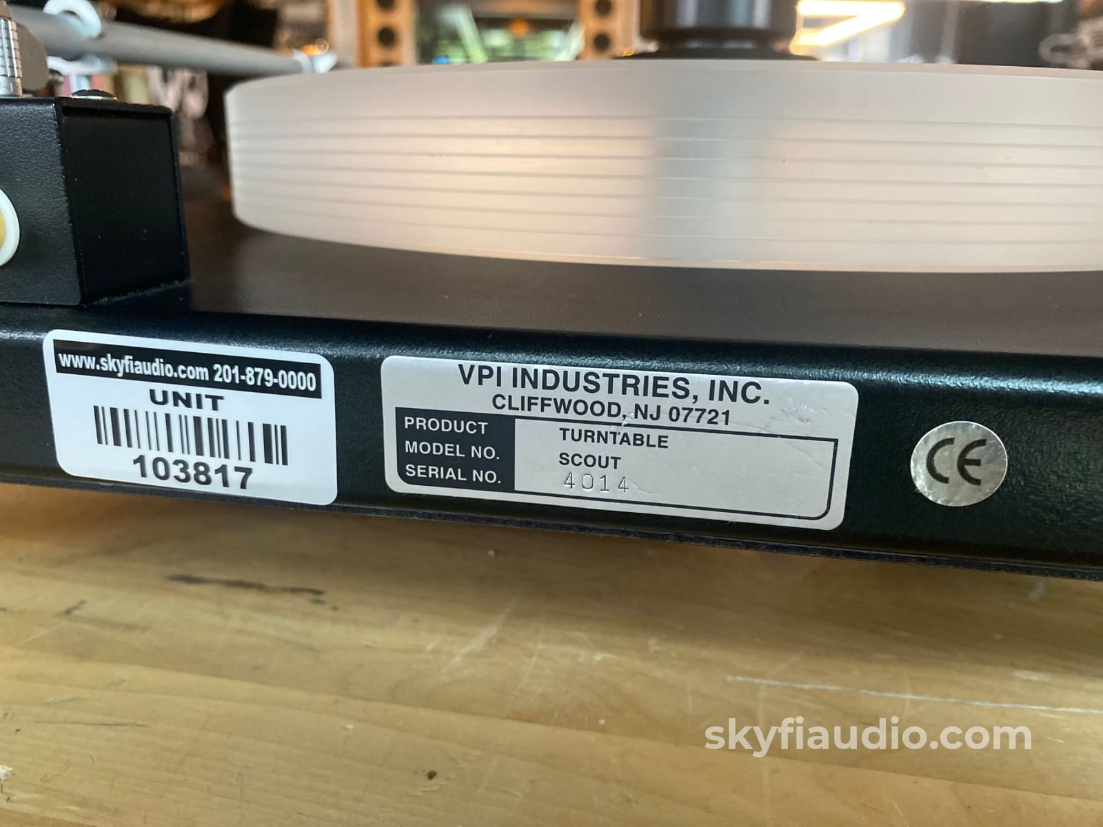 Vpi Scout Turntable W/New Best Selling Sumiko Moving-Coil Phono Cartridge