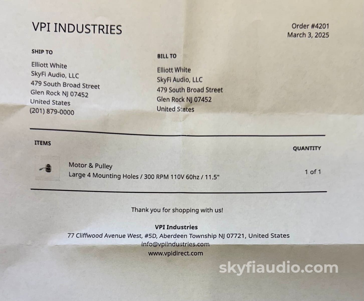VPi Scout Turntable - w/ Hana EH MC Cartridge Turntable