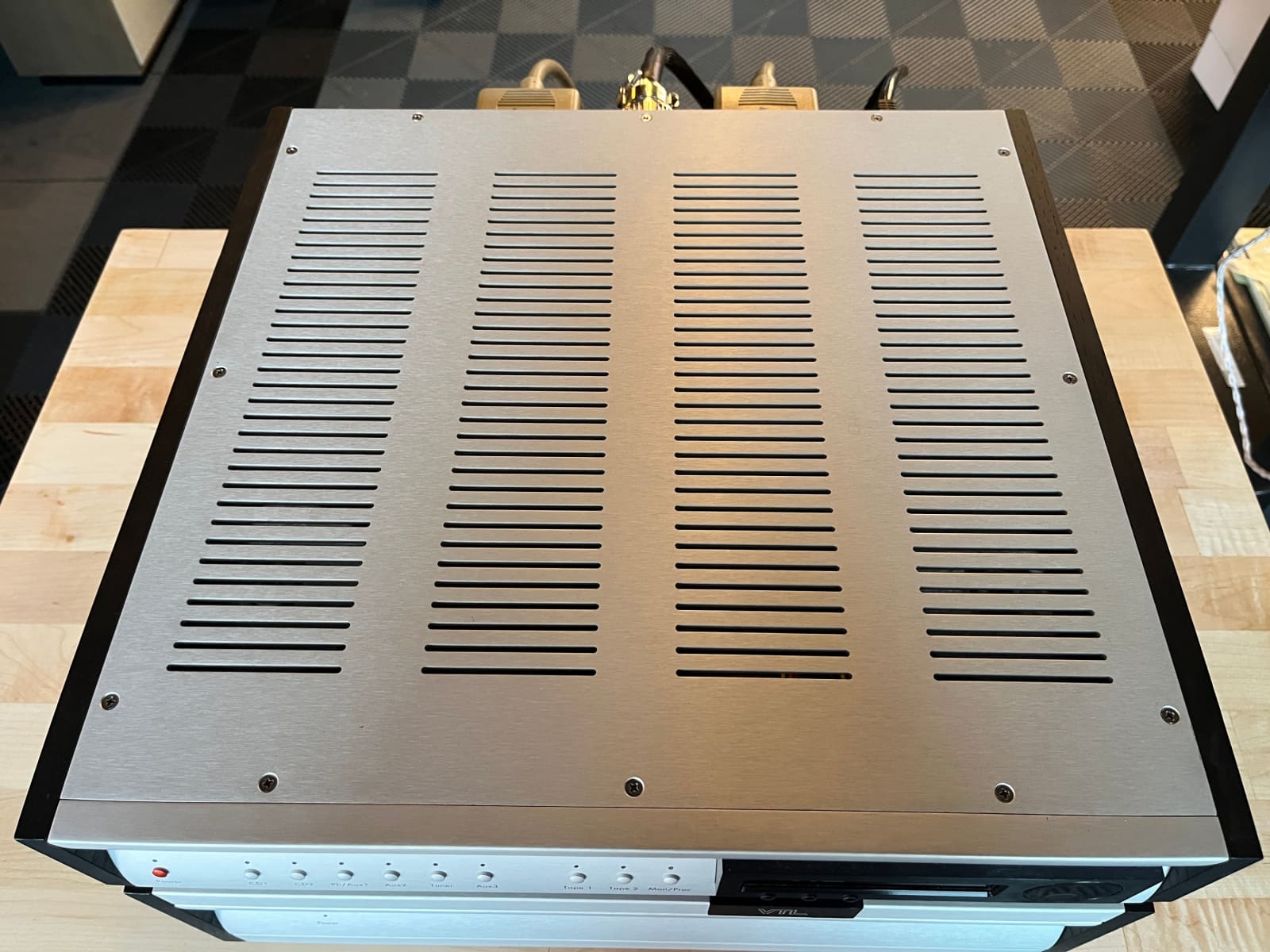 VTL TL7.5 Two Piece Tube/FET Reference Preamplifier - w/ Custom Black Ash Side Panels Preamplifier