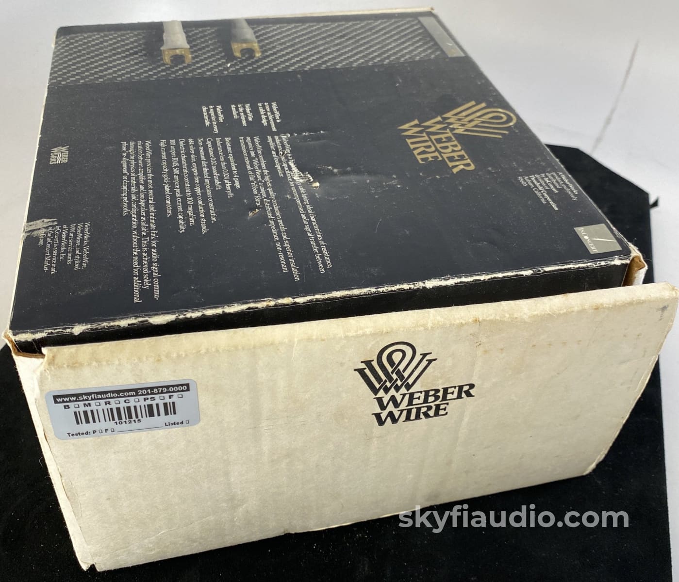 Weber Wire 12 Speaker Cables - New In Box Old Stock (Nos)!