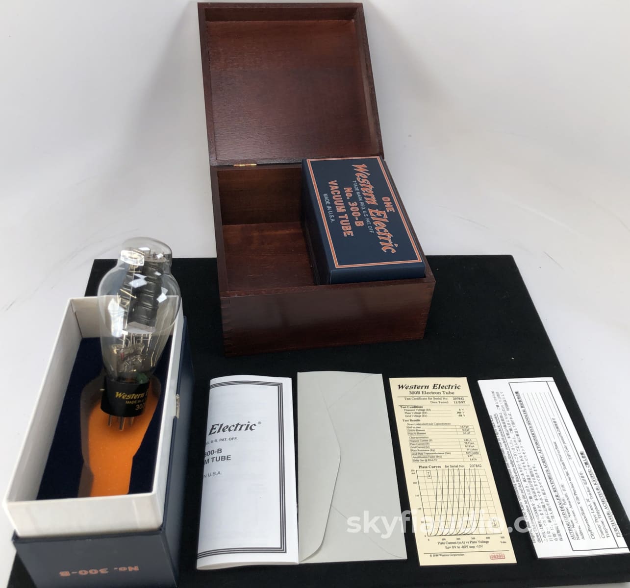 Western Electric No. 300-B Re-Issue Nos Tubes - New Matched Pair (Set 2 Of 3) Accessory