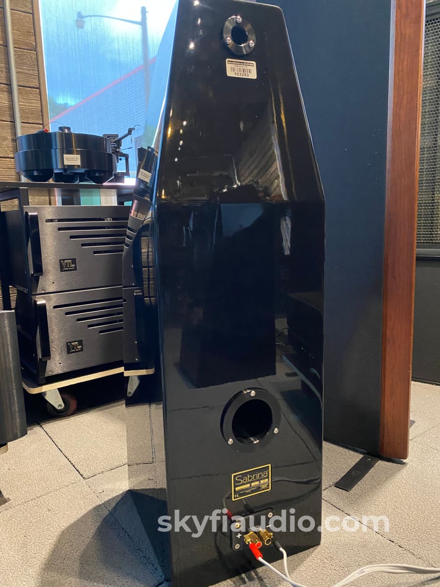 Wilson Audio Sabrina Speakers In Gloss Black