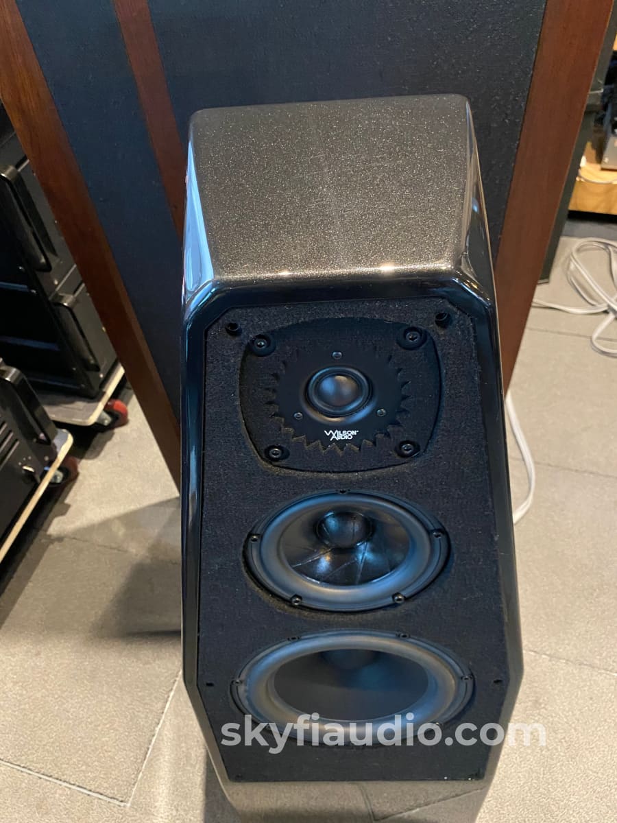 Wilson Audio Sabrina Speakers In Gloss Black