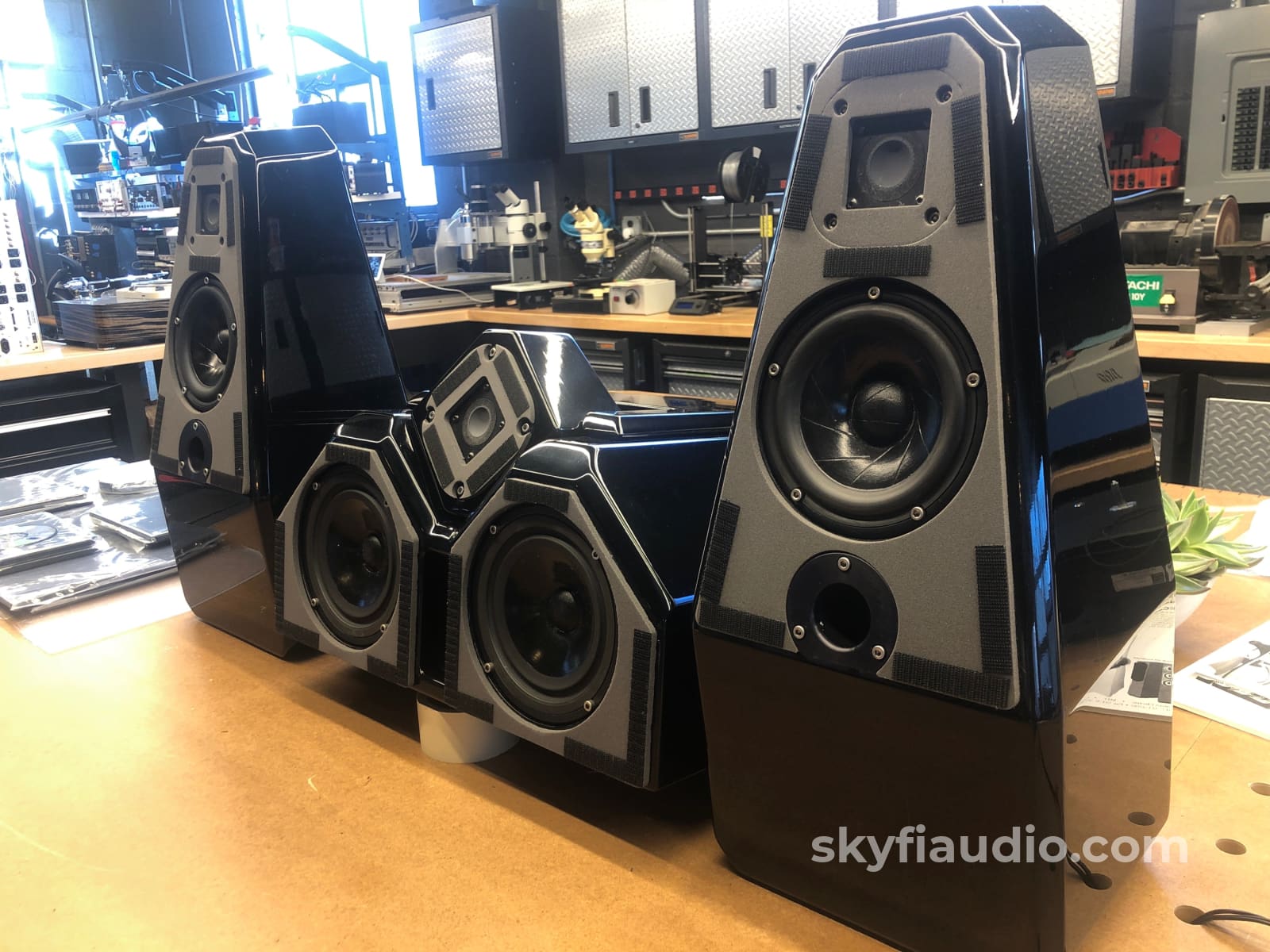 Wilson Audio Watch Surround Speaker Pair - Series 1 Gloss Black Rare Speakers