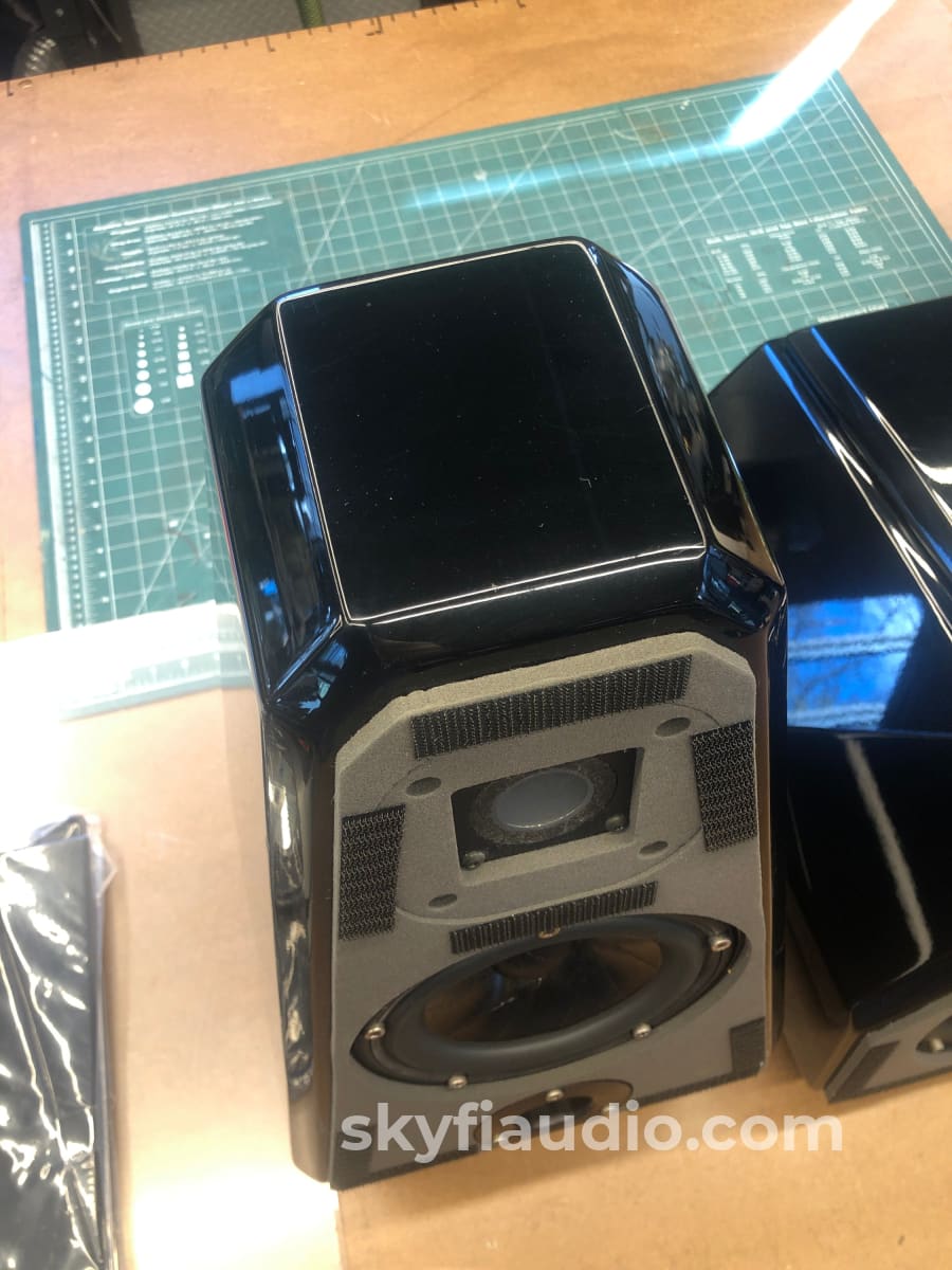 Wilson Audio Watch Surround Speaker Pair - Series 1 Gloss Black Rare Speakers