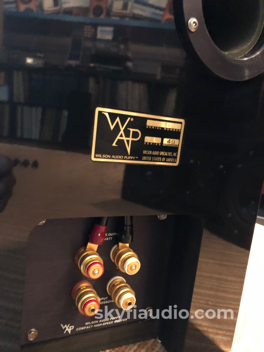 Wilson Audio Watt / Puppy System V (5) Speakers - With Grills And Spikes