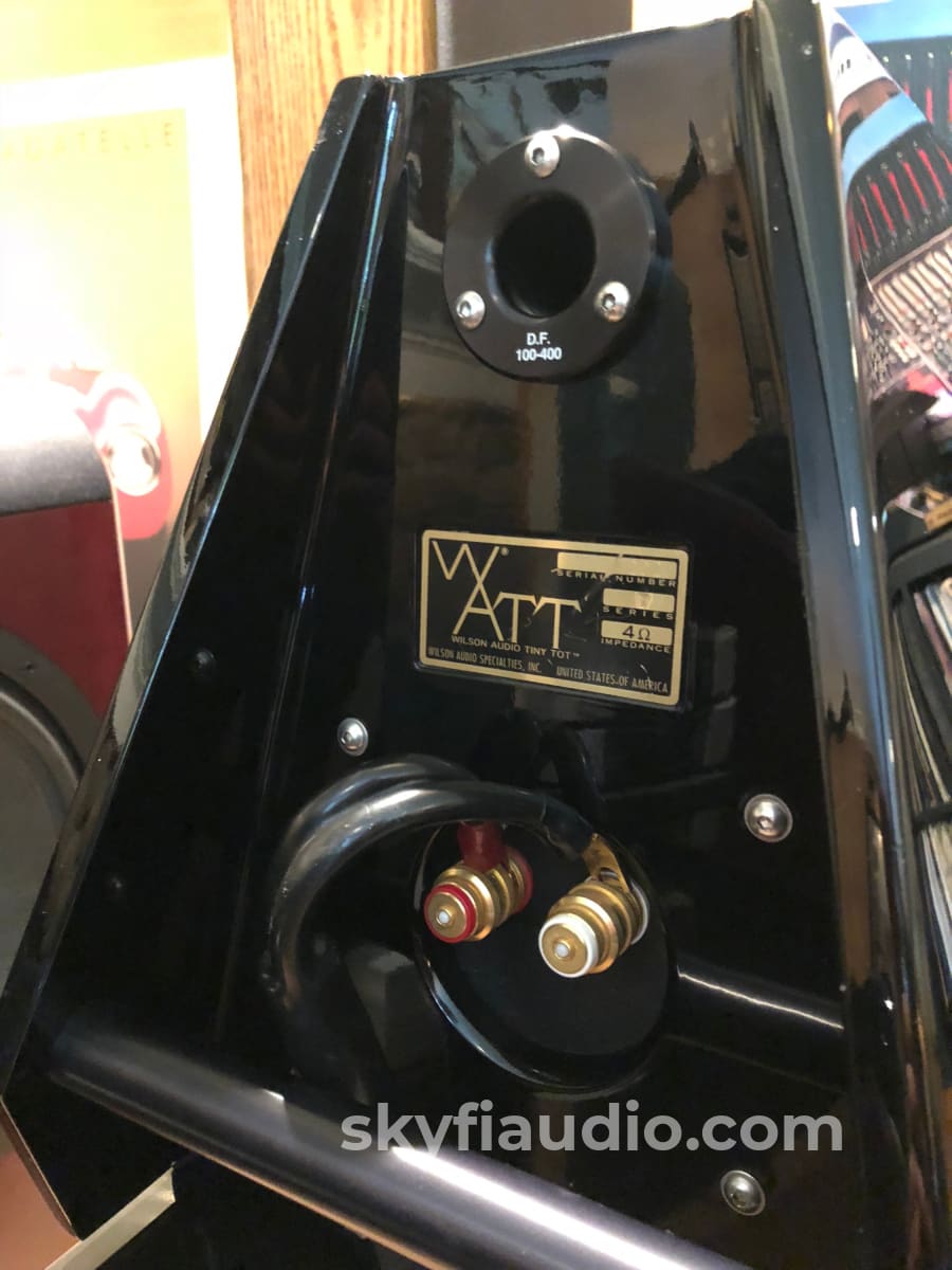 Wilson Audio Watt / Puppy System V (5) Speakers - With Grills And Spikes