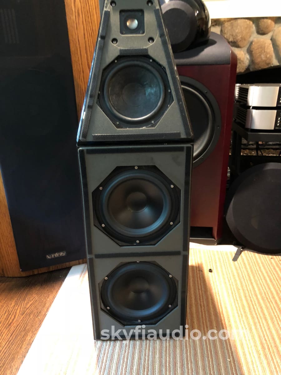 Wilson Audio Watt / Puppy System V (5) Speakers - With Grills And Spikes