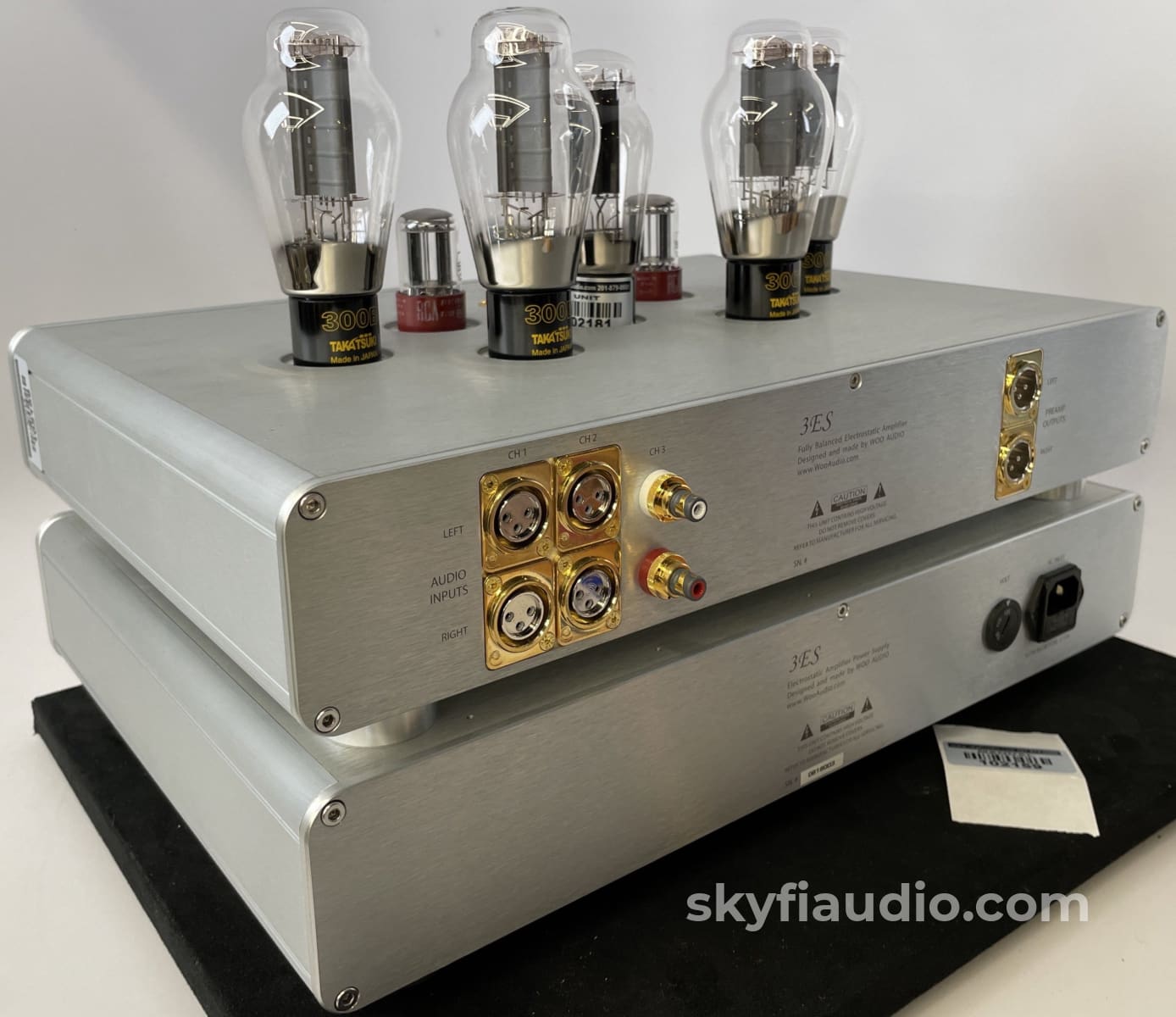 Woo Audio 3Es Elite Headphone Amplifier W/Massive Upgrades And Stax Sr-009 Headphones