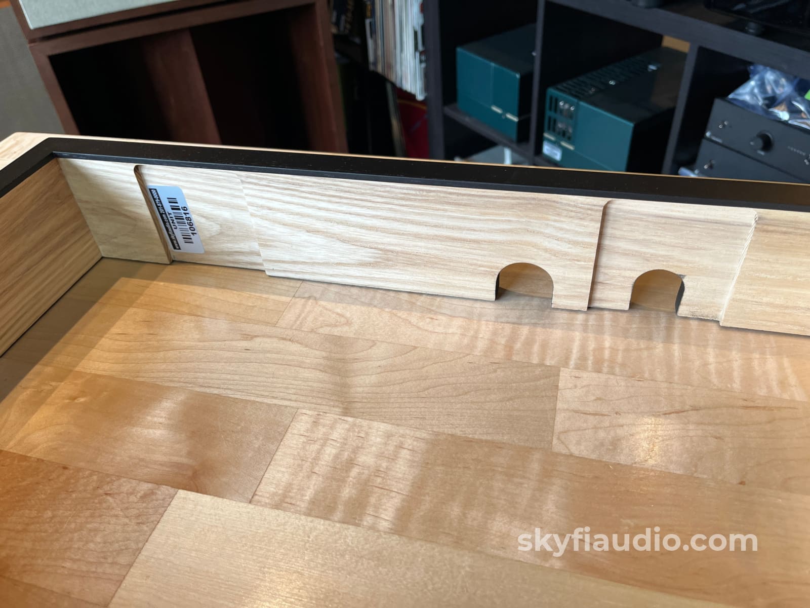 Wood Plinth For Technics Sl-1200G Only - Matte Black Accessory