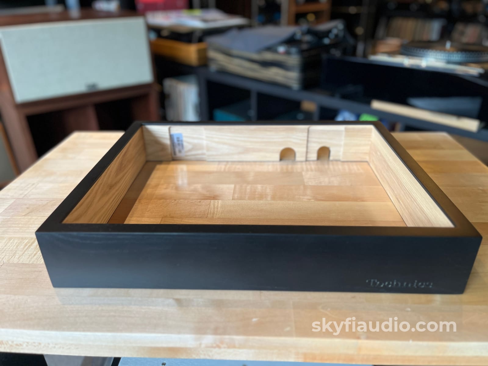 Wood Plinth For Technics Sl-1200G Only - Matte Black Accessory