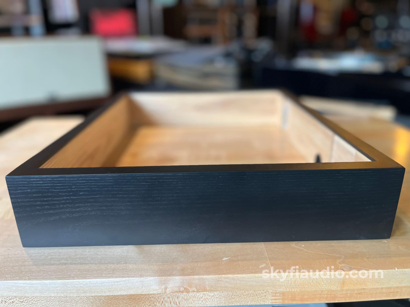 Wood Plinth For Technics Sl-1200G Only - Matte Black Accessory