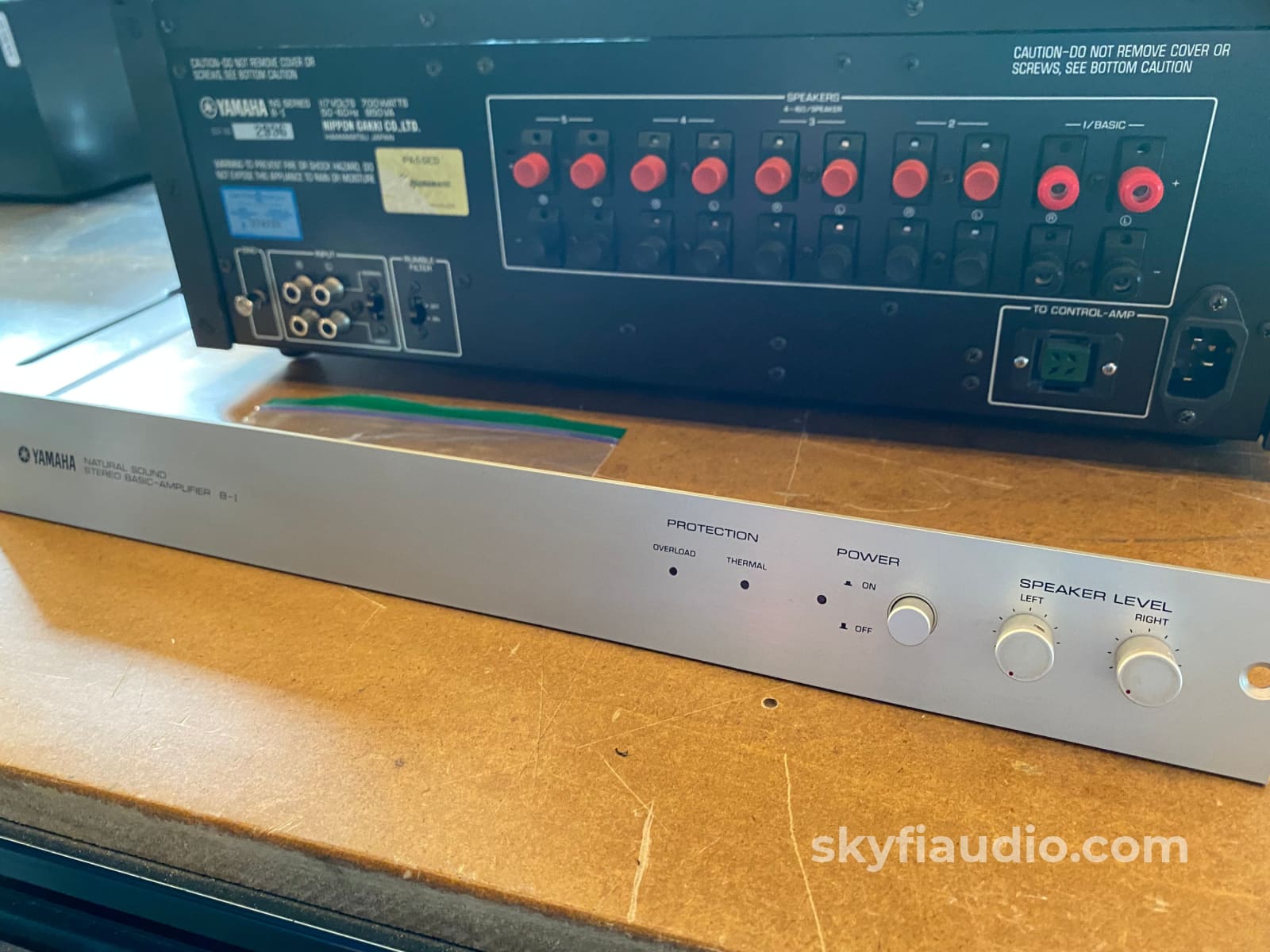 Yamaha B-1 - Rare Vfet Monster Amplifier With Vu Meter Module