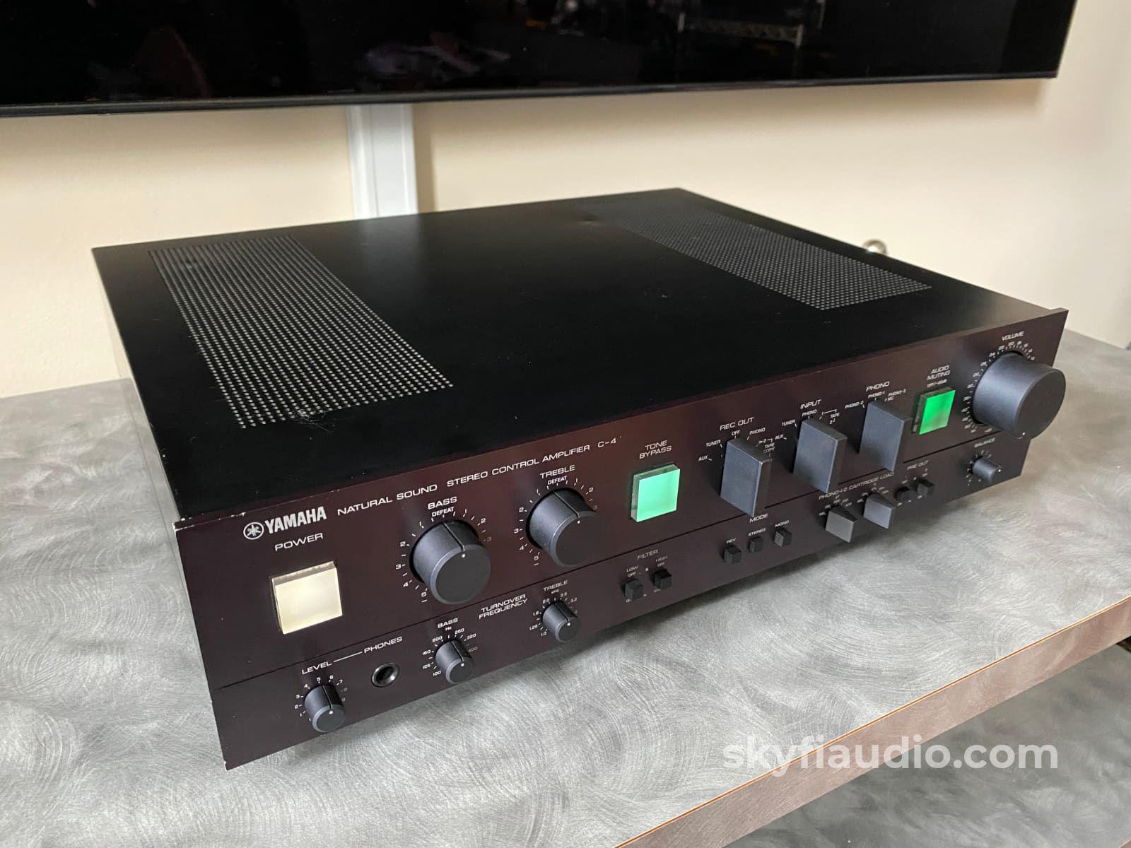 Yamaha C-4 Preamplifier - Serviced And Upgraded Vinyl Lovers Dream Phono Preamp