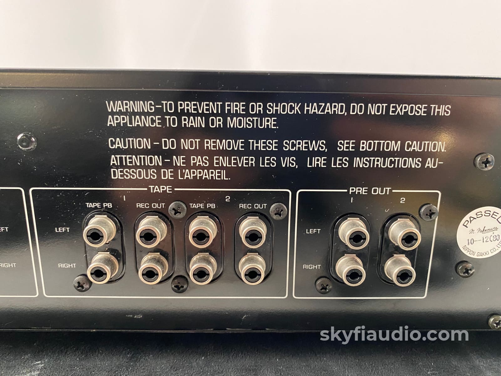 Yamaha C-4 Preamplifier Serviced Vinyl Lovers Dream Preamp