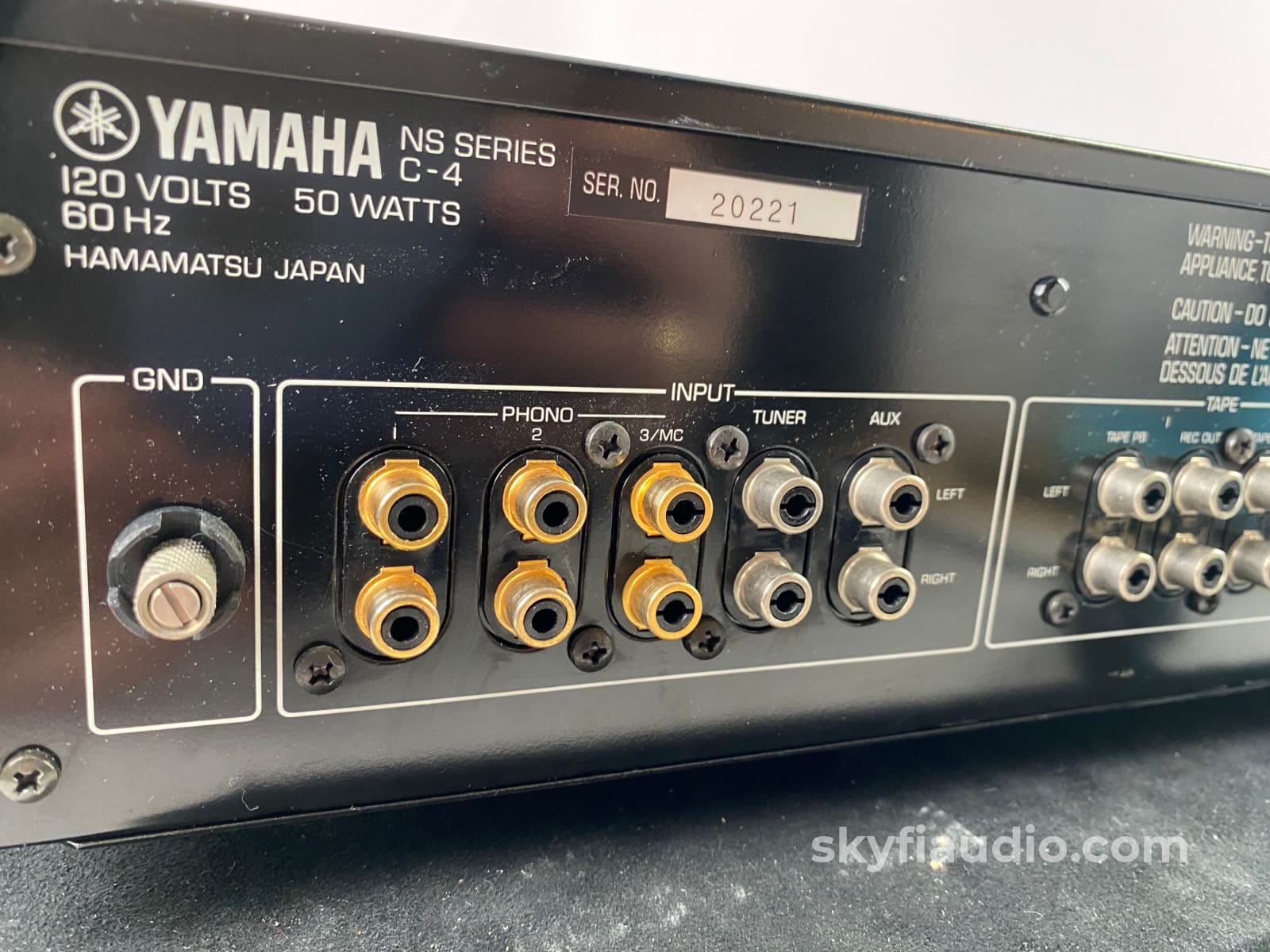 w5803 YAMAHA ヤマハ プリアンプ C-4 コントロールアンプ Yamaha C-4
