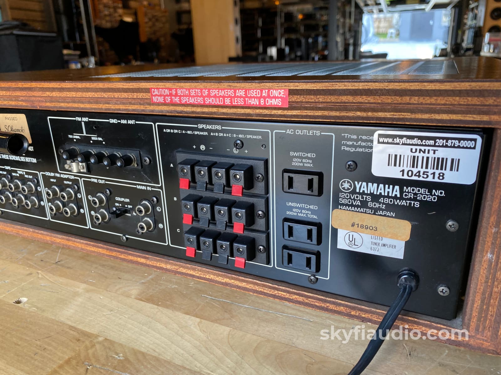 Yamaha CR-2020 Vintage Stereo Receiver - Serviced and Gorgeous