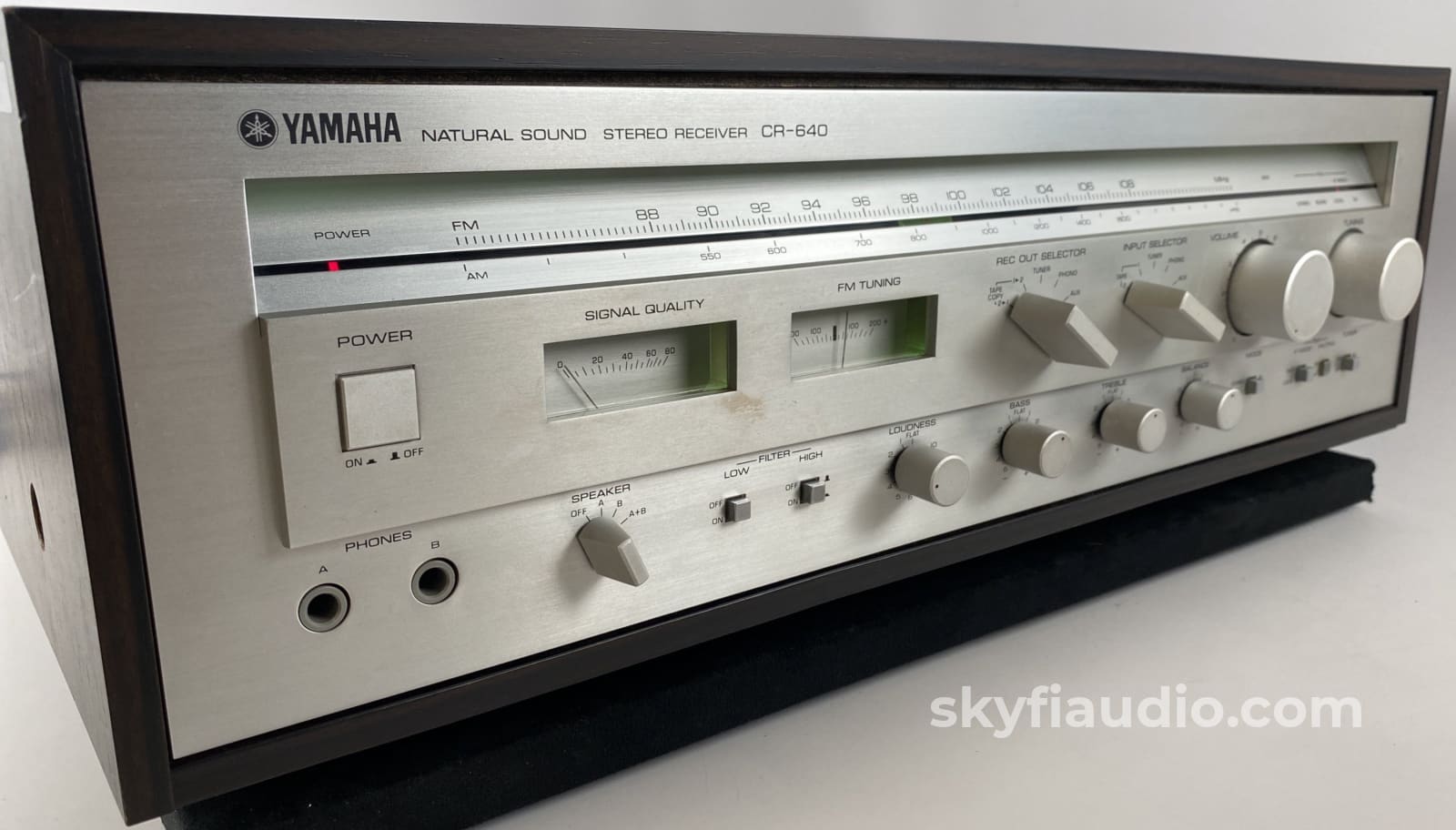 Yamaha Cr-640 Vintage Natural Sound Stereo Receiver Integrated Amplifier