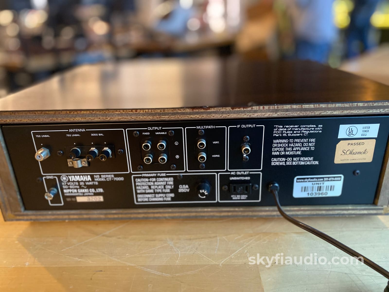 Yamaha Ct-7000 Fm Tuner - Incredible Build Quality And Performance