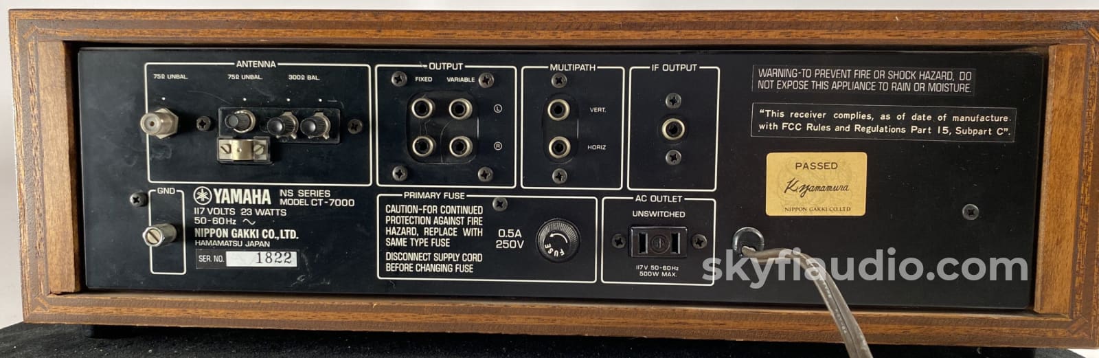 Yamaha Ct-7000 Fm Tuner - Legendary Build Quality And Performance