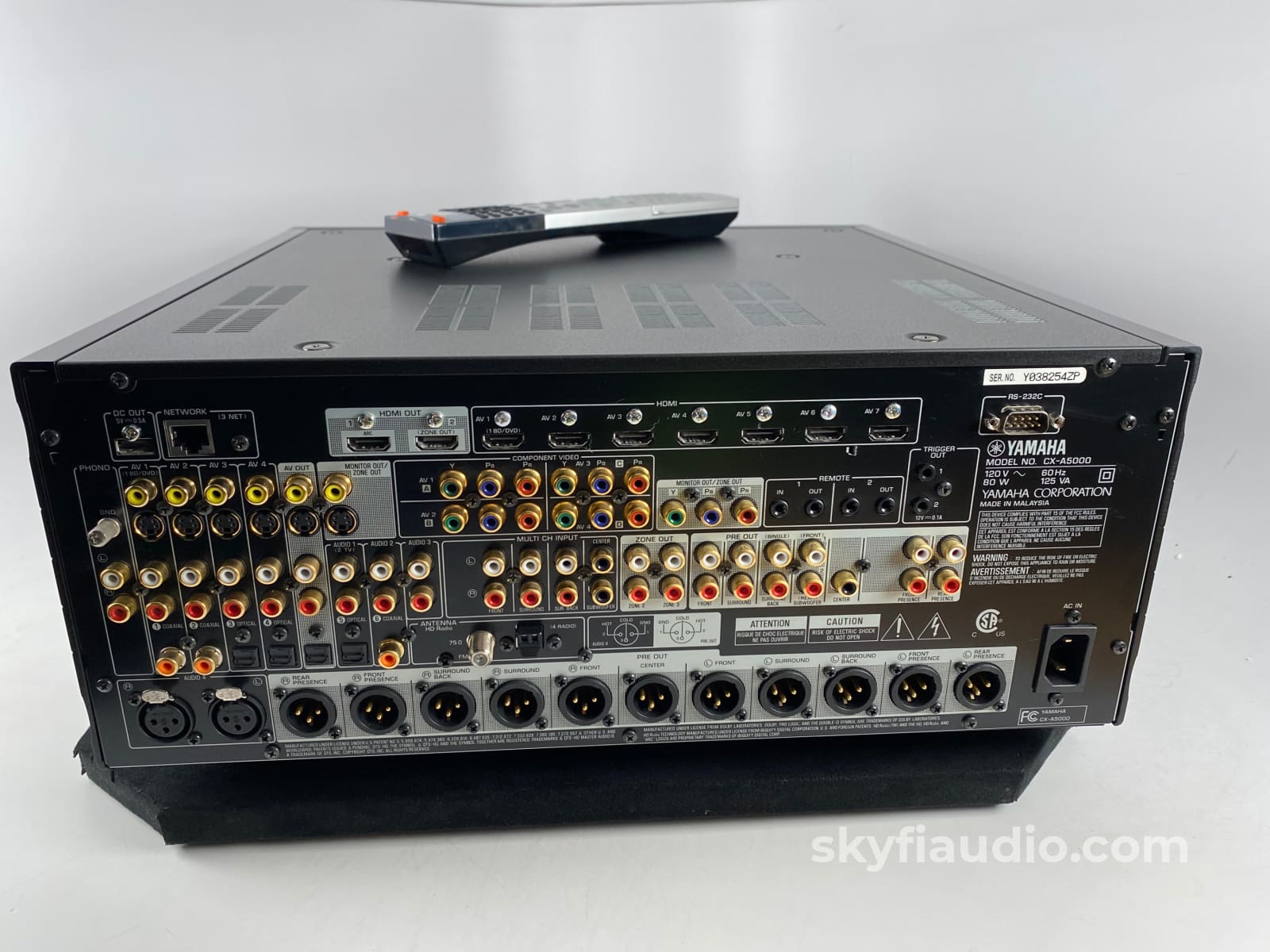 Yamaha Cx-A5000 Home Theater Processor With Balanced Audio And Ess Dacs Preamplifier