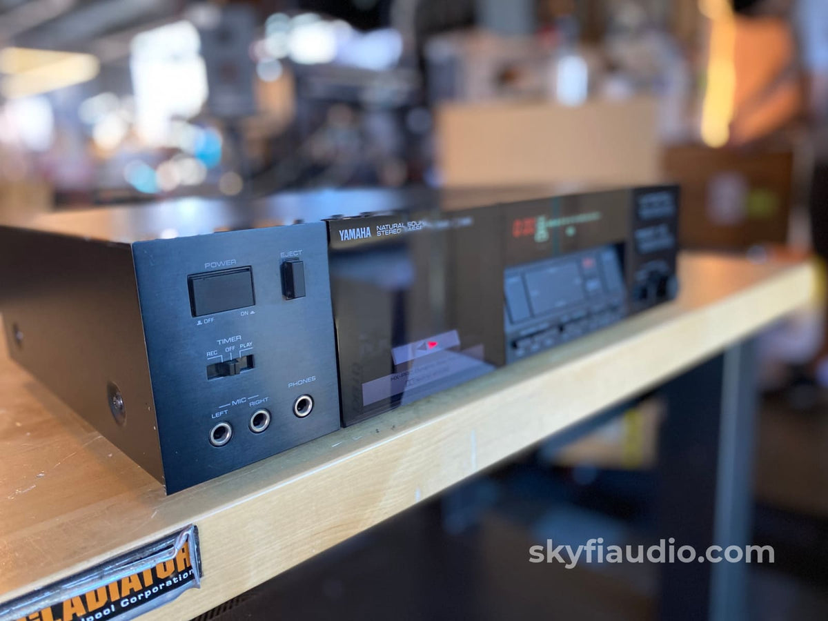 Yamaha K-640 Auto Reverse Cassette Deck - Tested And Working Great Tape