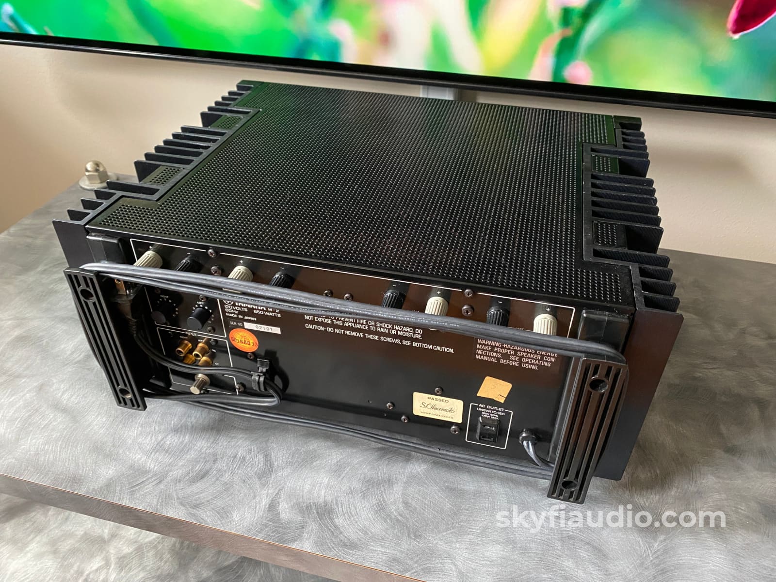 Yamaha M-2 Vintage Amplifier With Vu Meters - Serviced And Upgraded