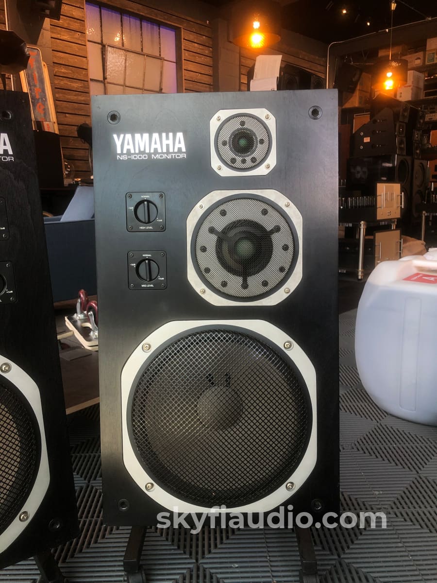 Yamaha NS-1000M Vintage Studio Monitor Speakers with Beryllium Drivers