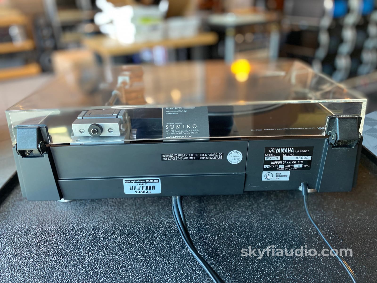 Yamaha Px-3 Tangential Tracking Turntable With New Sumiko Cartridge