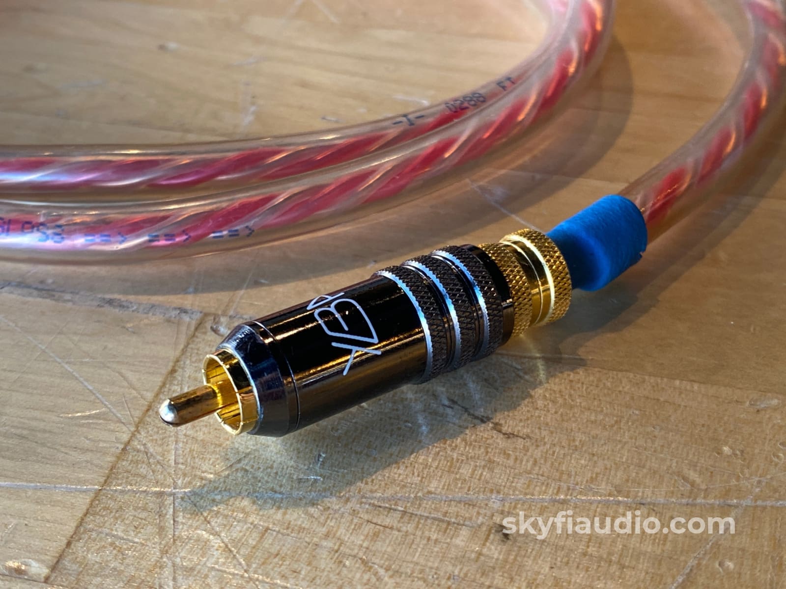 YBA Glass Audio Cable with RCA's - 4ft