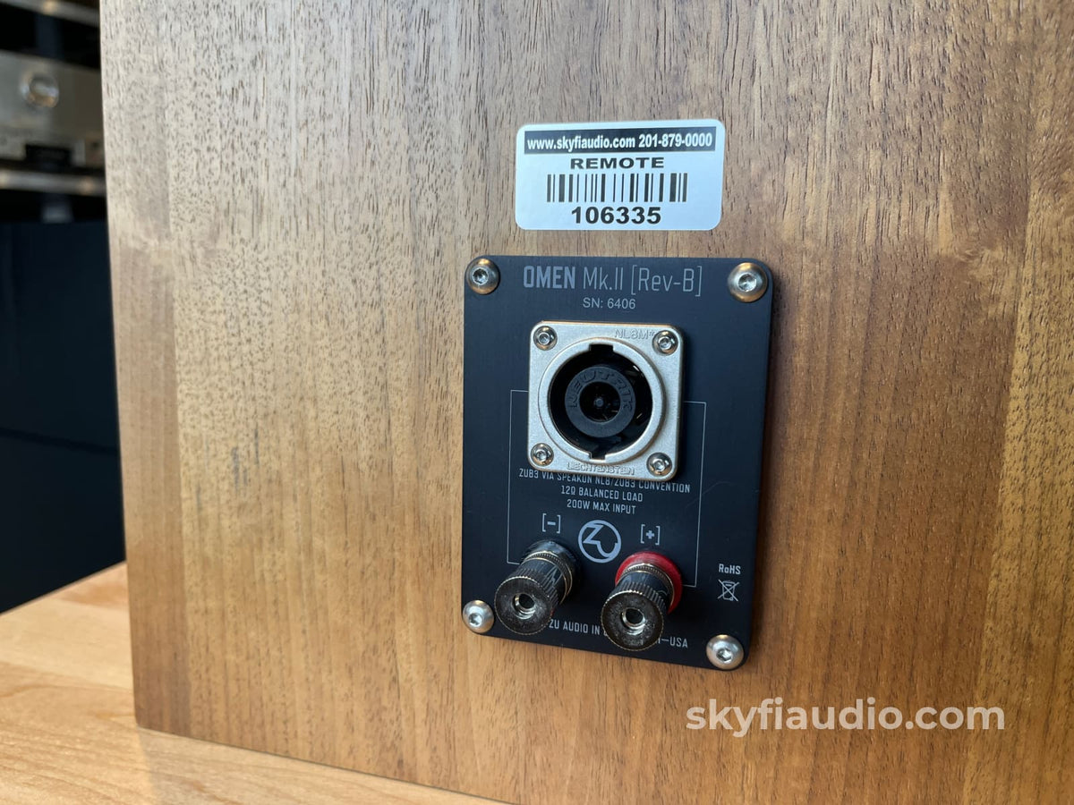Zu Audio Omen [Rev-B] Bookshelf Speaker Speakers