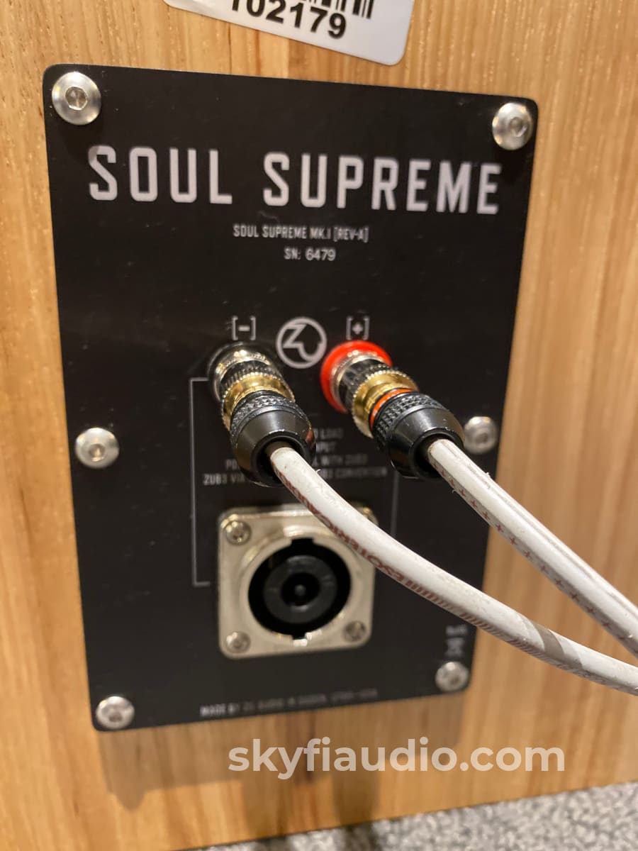 Zu Audio - Soul Supreme High Efficiency Speakers in Walnut