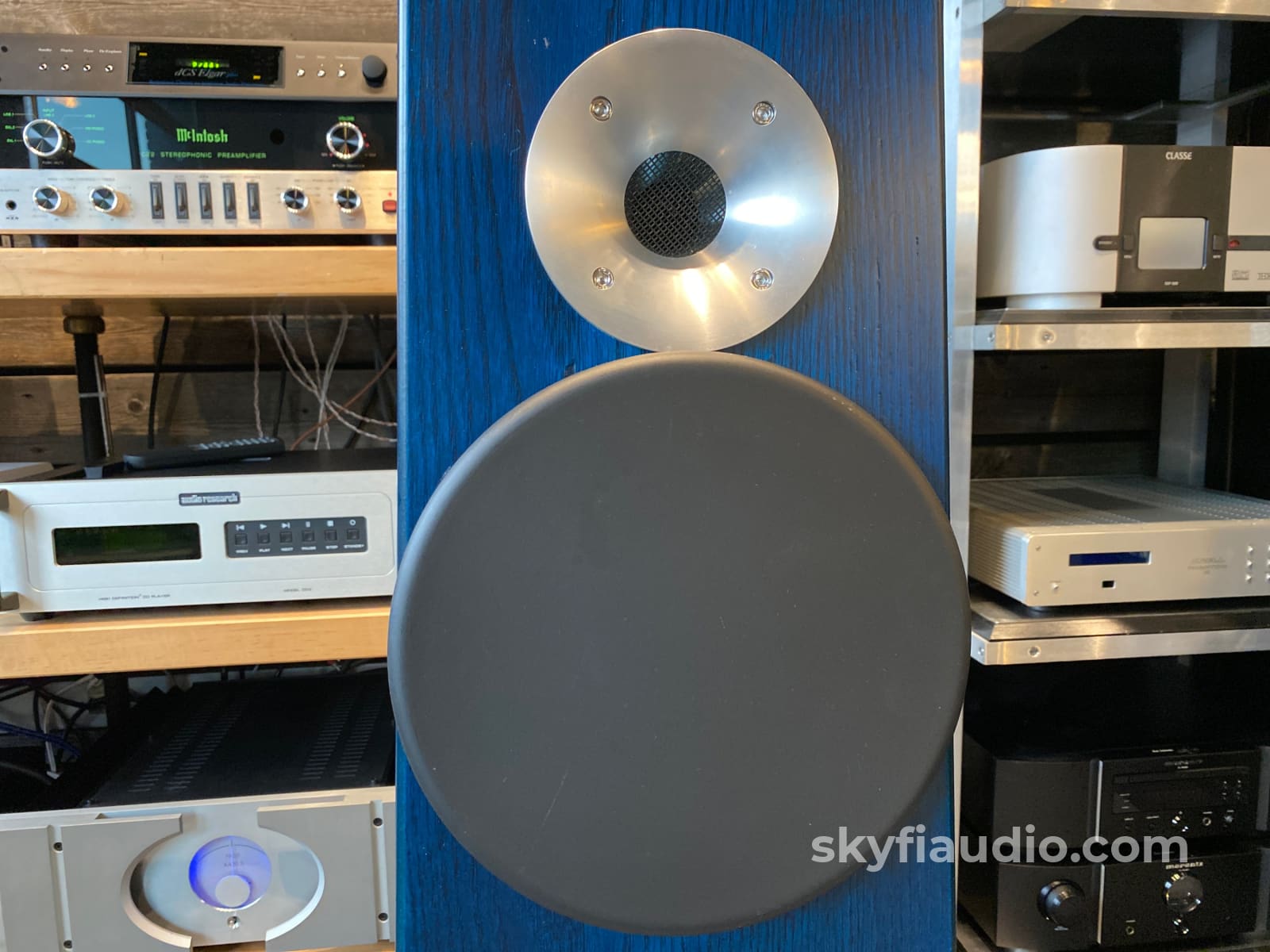 Zu Audio Soul Supreme In Deep Teal Hickory - Gorgeous! Speakers