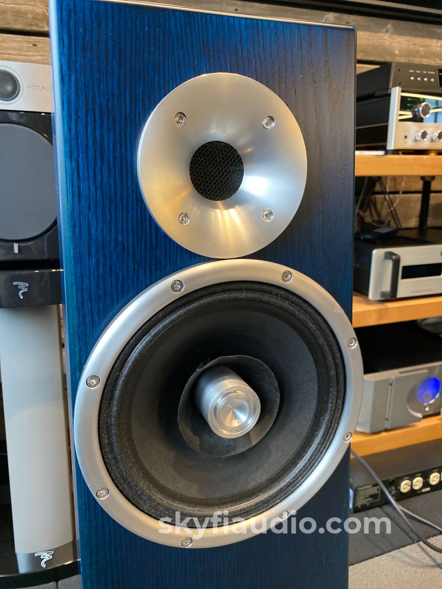 Zu Audio Soul Supreme In Deep Teal Hickory - Gorgeous! Speakers