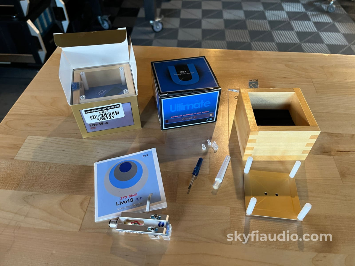 ZYX Bloom 3H MC Cartridge W/ ZYX Live18 Headshell - For Technics Turntables - Phono Cartridge