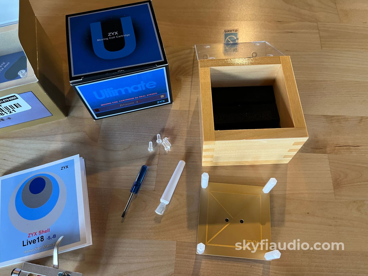ZYX Bloom 3H MC Cartridge W/ ZYX Live18 Headshell - For Technics Turntables - Phono Cartridge