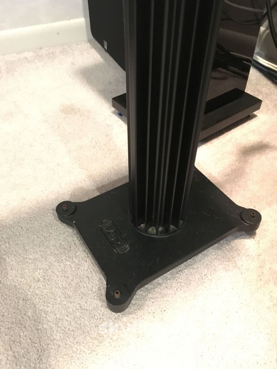 Acoustic Energy Ae-1 Speakers With Matching Stands