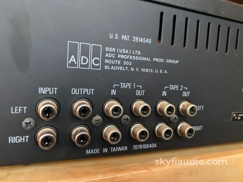 Adc Sound Shaper Thirty Three Ss-33 Vintage 10 Band Equalizer Accessory