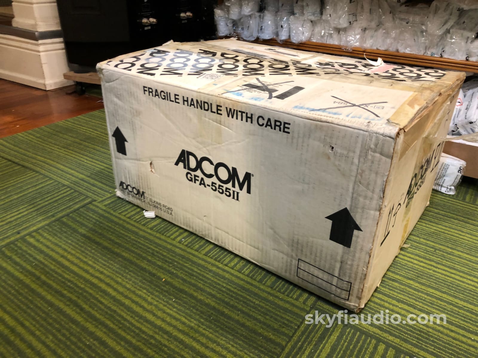 Adcom Gfa-555 Mkii Stereo Amplifier In Box