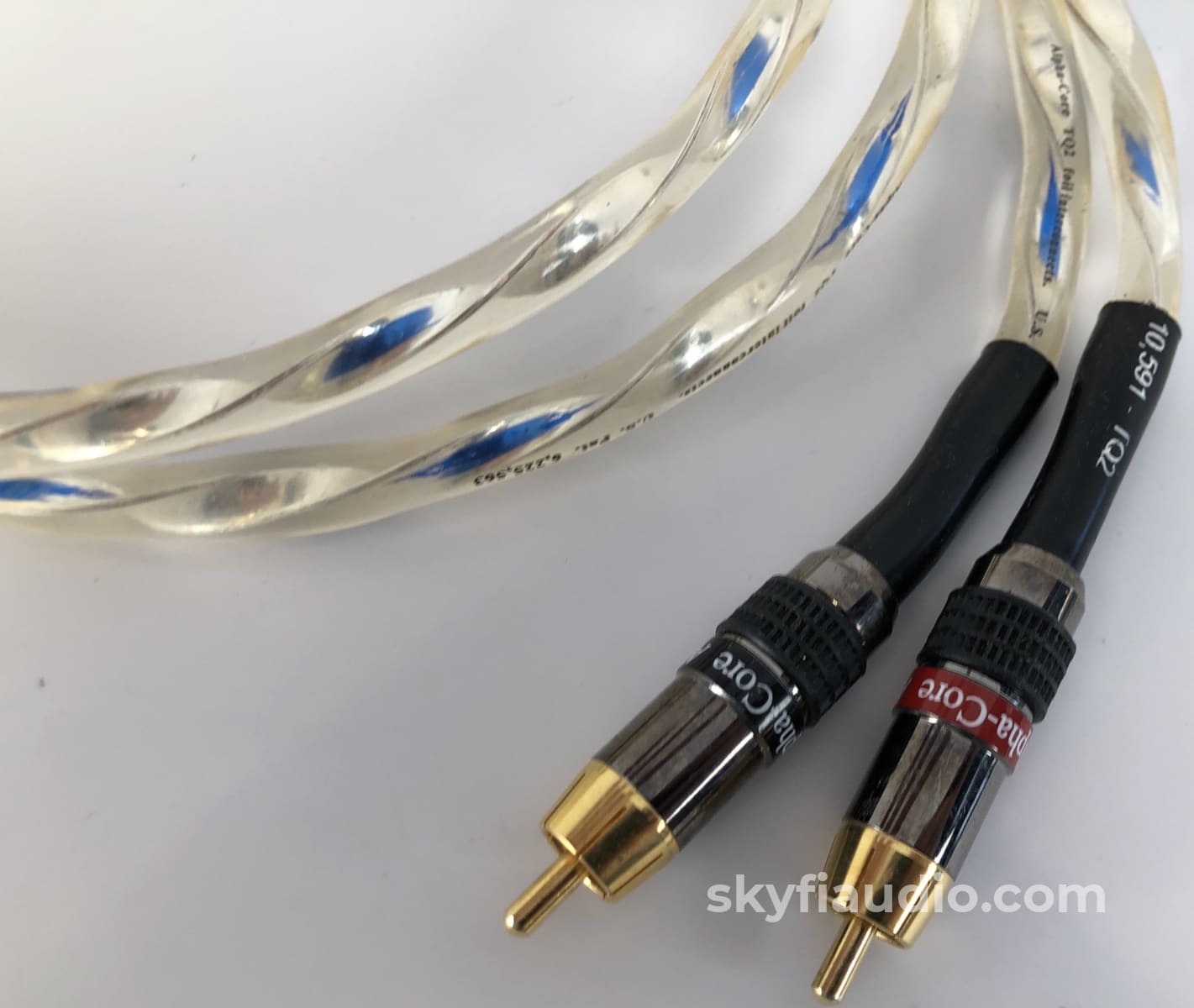 Alpha-Core Goertz Tq2 Silver Rca Audio Interconnect - 1M Cables