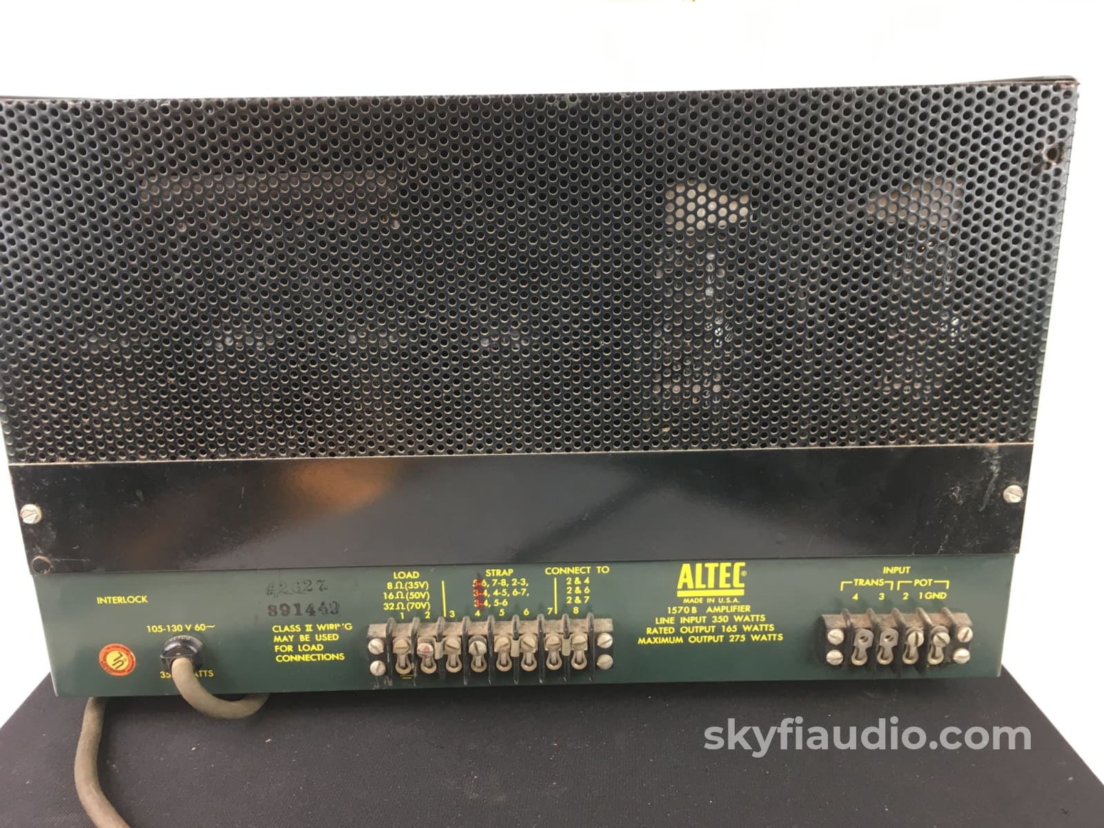 Altec 1570B Tube Monoblock Amplifier Pair