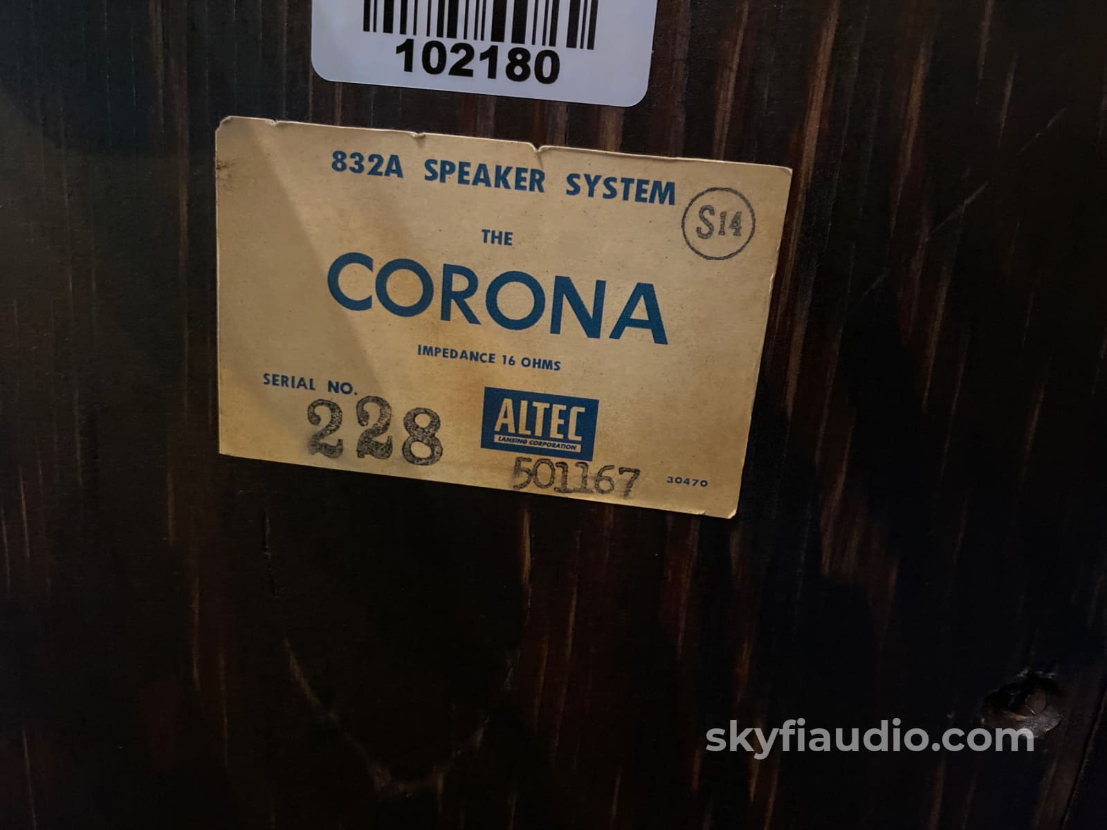 Altec Lansing Corona 832A Vintage Speakers - Survivor Set!