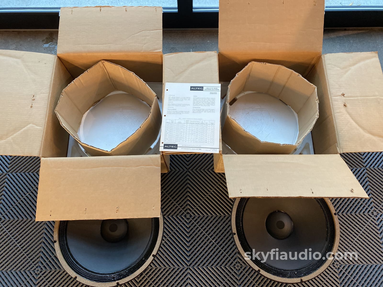 Altec Lansing Model 515B Drivers Brand New In Their Original Boxes! Speakers