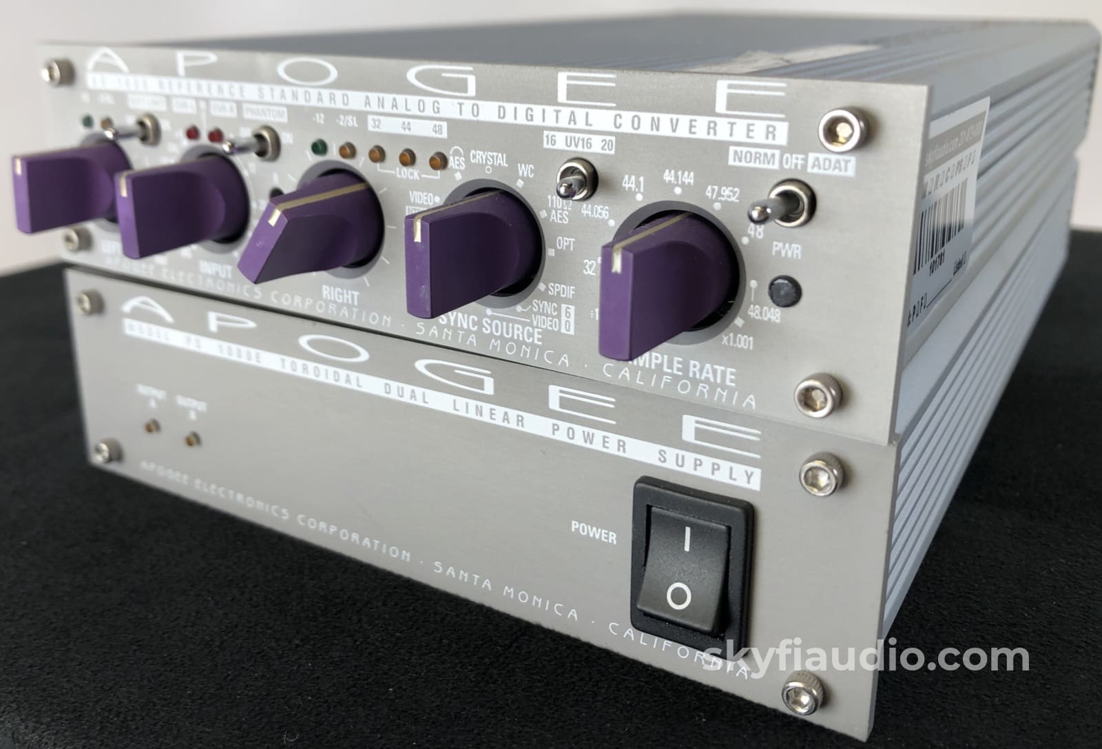 Apogee Ad-1000 Reference Standard 20-Bit Resolution A/D Converter With Ps-1000E External Power