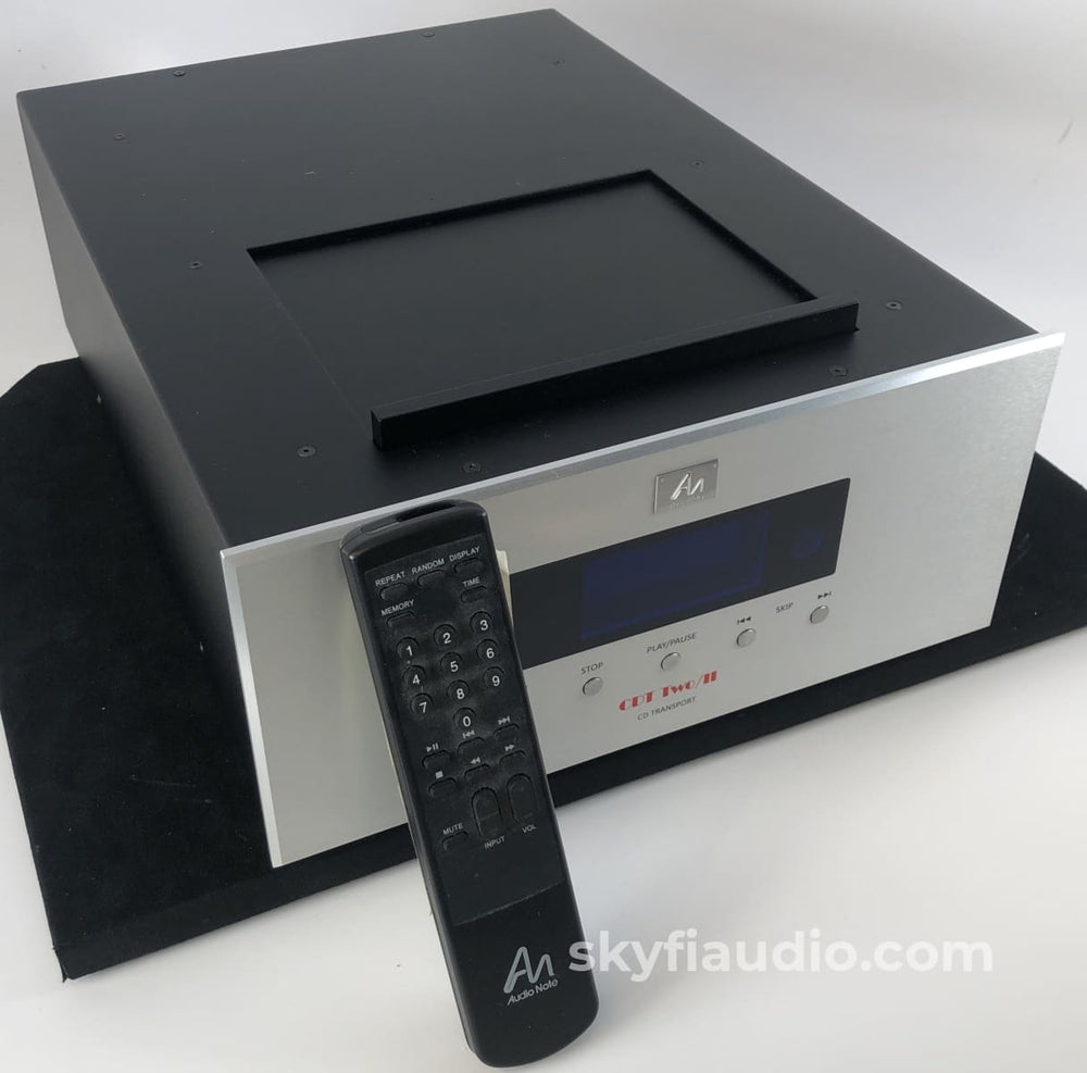 Audio Note CDT Two/II CD Transport - Top Loading! Complete with Box, R
