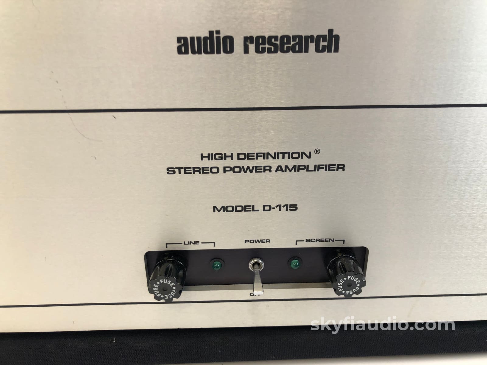 Audio Research D-115 Classic Tube Power Amp - Silver Faceplate Amplifier